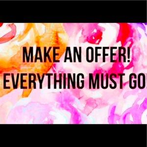 No reasonable offer will be refused